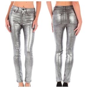 Nwt Fidelity 25 Gwen High Rise Skinny Gunmetal